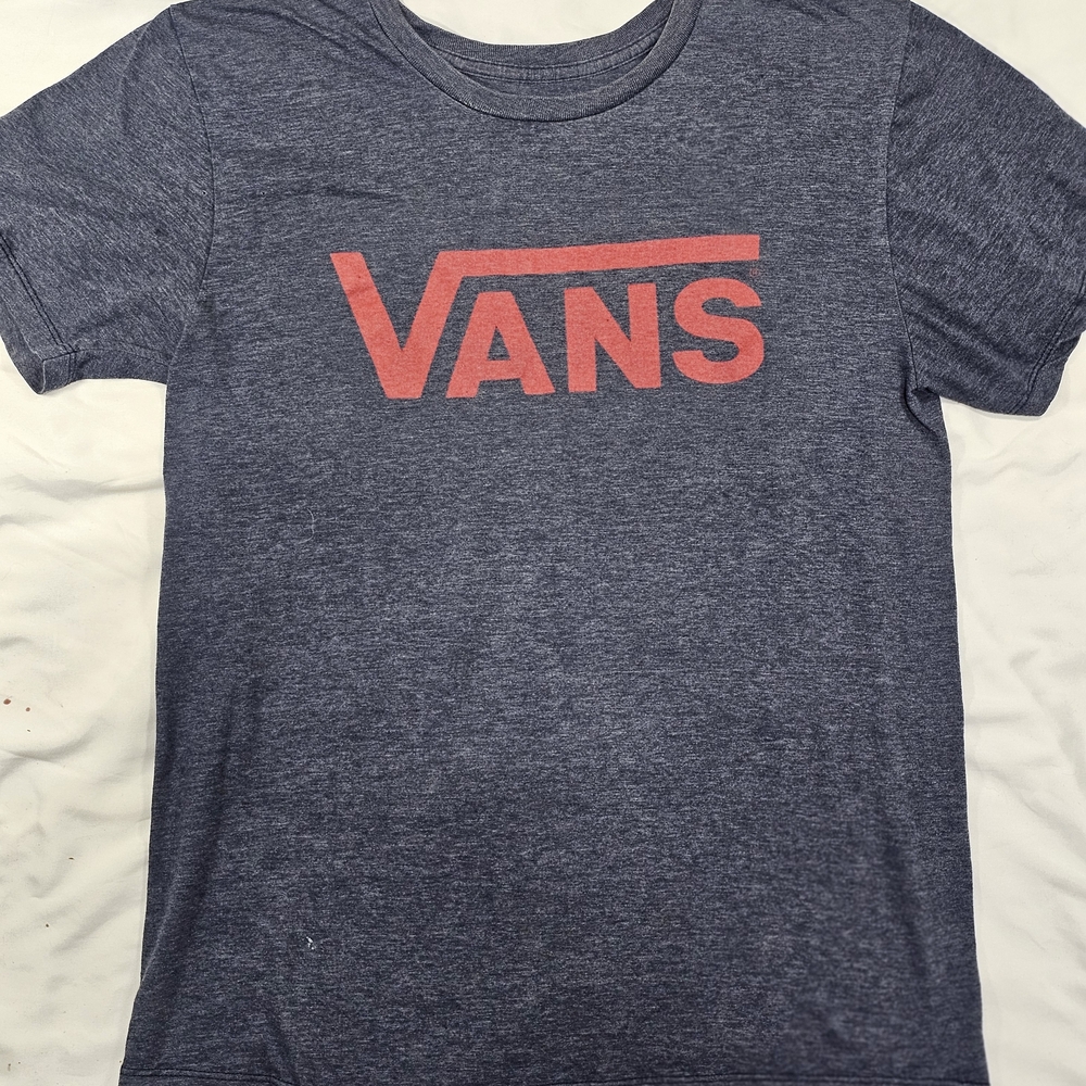 Vans Kids Blue and Red Logo T-Shirt